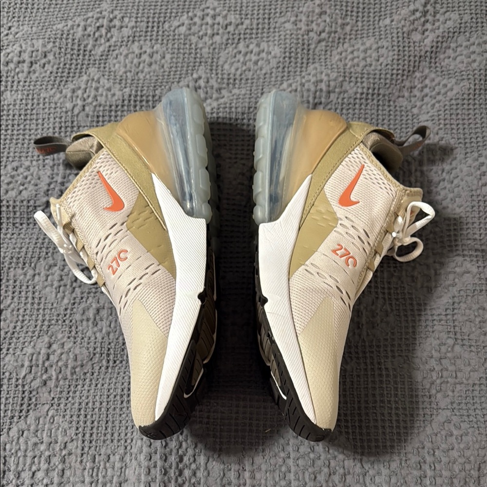 Nike Air Max 270 Beige Sneakers - Picture 3 of 6
